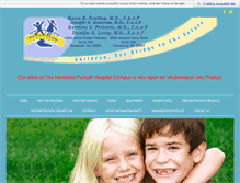 Tablet Screenshot of johnscreekpediatrics.net